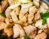 鶏肉の焼き鳥風●長ネギ＆ピーマン炒め作り方3写真