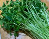 豆苗のシャキシャキサラダ作り方1写真