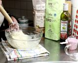 北欧産の強力粉で 気泡たっぷりチャバタ作り方2写真