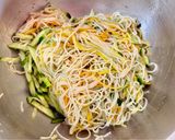 香り爆弾卵のせ！爽快ビビン柚子胡椒麺♡作り方8写真