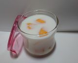 簡単！美味しい！♬柿のミルクプリン♬作り方4写真