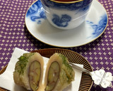 栗の渋皮煮と白餡の茶巾絞り作り方8写真