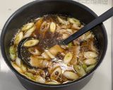 簡単スピード調理♪豚ネギ肉汁つけうどん作り方6写真