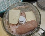 鶏軟骨入りつくねの甘酢あんかけ作り方2写真