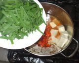 キムチ鍋♪簡単スープ豚肉豆腐作り方6写真