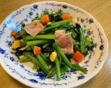 ほうれん草とミックスベジベーコン炒め作り方3写真