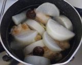 黒飴でコク旨♪手羽元と大根の甘辛煮作り方5写真