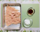節約簡単夕飯！さつま芋と鶏胸肉の青椒肉絲中華弁当作り方1写真