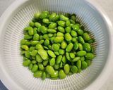 枝豆と塩昆布のごはん作り方1写真