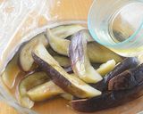 レンジで ! なすと鶏むね肉の香味だれ♪作り方1写真