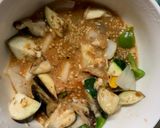 茄子椎茸キムチオムライス味豆腐八宝菜風作り方12写真