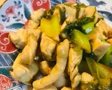 鶏肉と長ネギのしょう油炒め作り方4写真