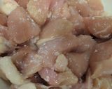 鶏むね肉とニラのにんにく炒め作り方1写真