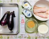 簡単昼食・夕飯ナスのトマトクリームパスタ作り方1写真