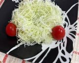 豚ミンチでピリ辛そぼろのキャベツ乗せ♪作り方4写真