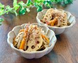 【作り置きに】根菜とこんにゃくのおかかきんぴら作り方4写真