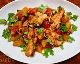 【手羽元🍗】コロンビア風🇨🇴トマトハーブ煮込み🍅🌿作り方5写真