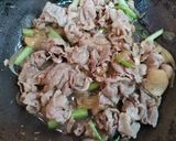 簡単今夜の夕飯！豚肉小松菜の生姜焼き主菜作り方7写真