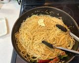 ピリ辛和風醤油パスタ作り方8写真