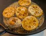 手抜き！蓮根のハサミ焼き作り方4写真