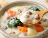 ピーナッツで免疫力UP！クリームシチュー作り方4写真