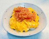 とろふわスクランブルエッグの明太マヨ丼作り方6写真