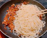 簡単！夕食に！ナスと豚ひき肉のボロネーゼ作り方5写真