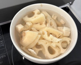 鶏とかぼちゃと蓮根の味噌炒め作り方2写真