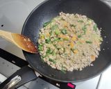 豆腐とニラの肉味噌炒め作り方3写真