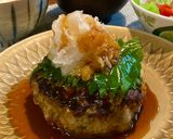 大葉たっぷり！和風おろしハンバーグ作り方10写真