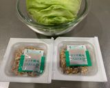 簡単！レタスの納豆 和え作り方1写真