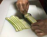 生ハムとズッキーニの冷製パスタ作り方2写真