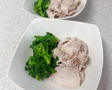菜花と豚バラのもみじおろしポン酢がけ作り方6写真