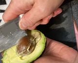 加熱工程不要5分！アボカドのハートサラダ作り方5写真