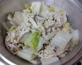 白菜と豚肉の無水鍋煮作り方3写真