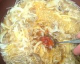 牛脂卵綴じ丼作り方4写真