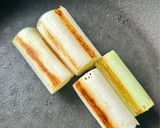 子持ちカレイと焼きねぎの煮付け作り方5写真