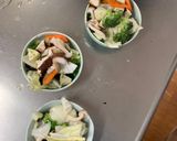 肉無豆腐クリーミー梅炒飯味豆腐野菜炒め作り方13写真