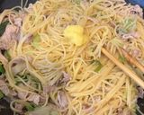 豚バラとネギの和風パスタ！作り方6写真