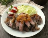 柔らかステーキの玉ねぎポン酢ソース作り方7写真