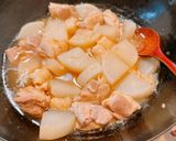 鶏ももと大根の煮物作り方8写真