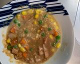 レンジビーフストロガノフ味オムライス弁当作り方6写真
