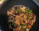 ナスとピーマンの肉味噌炒め作り方5写真