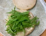 イングリッシュマフィンで月見バーガー作り方1写真