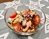 ぴり辛✨もずくキムチサラダ作り方3写真