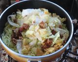 棒湯葉とマルシンで一味変わる即席焼きそば作り方6写真