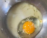 米粉でつくる⭐︎乾物ニラチヂミ作り方3写真