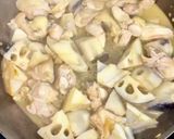 鶏肉とれんこんの簡単醤油麹カレー煮作り方4写真
