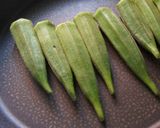 焼オクラの田楽味噌和え作り方4写真