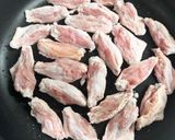 鶏手羽中のピリ辛焼き。作り方2写真